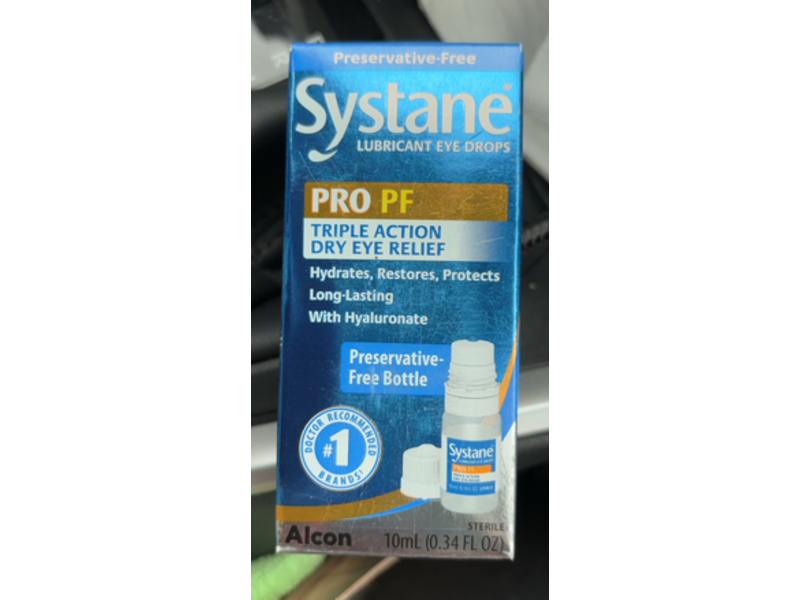 Systane Pro PF Dry Eye Relief Eye Drops, 0.34 fl oz/10 mL