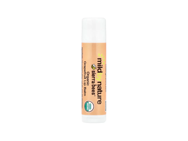 Sierra Bees Lip Balm, Organic Grapefruit, 0.15 fl oz/4.25 g