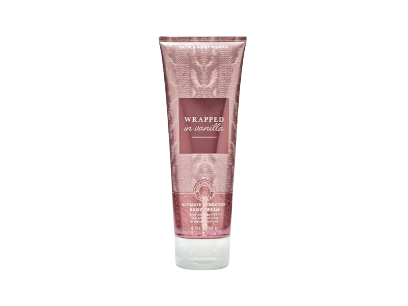 Bath & Body Works Ultimate Hydration Body Cream, Wrapped In Vanilla, 8 oz/226 g