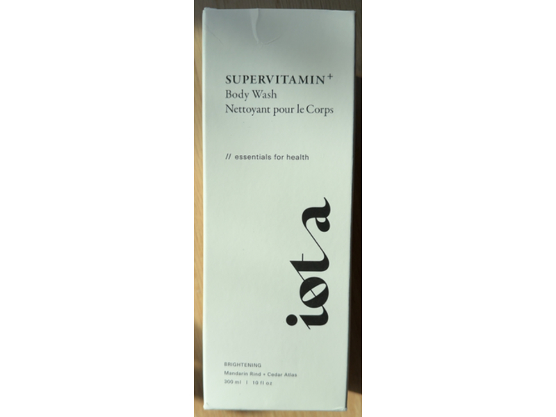 Iota Brightening Supervitamin+ Body Wash, 10 fl oz/300 mL