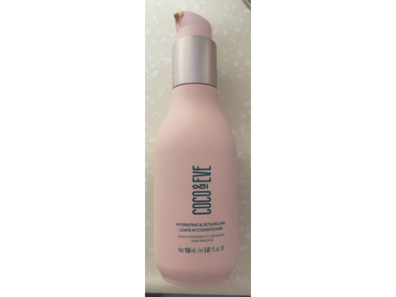 Coco & Eve Hydrating & Detangling Leave-In Conditioner, 5.07 fl oz/150 mL