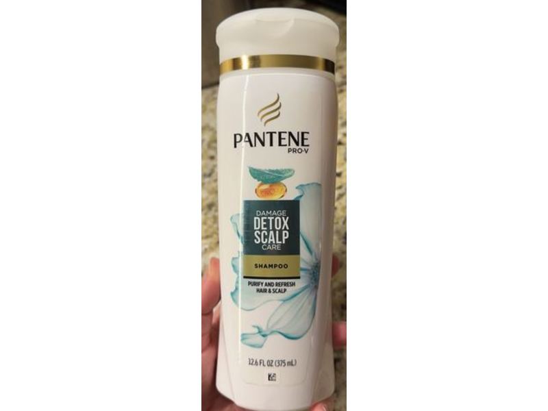 Pantene Pro-V Damage Detox Scalp Care Shampoo, 12.6 fl oz/375 mL