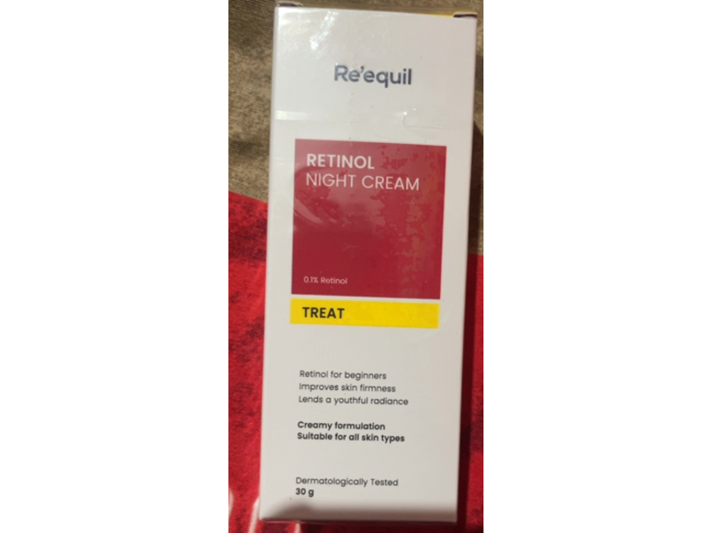 Re'equil Retinol Night Cream, 30 g