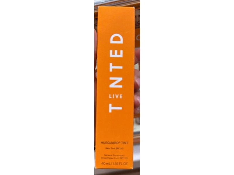 Live Tinted Hueguard Skin Tint Mineral Sunscreen, SPF 50, 1 Deep, 1.35 fl oz/40 mL