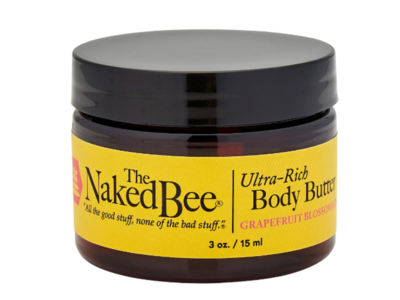 The Naked Bee Ultra-Rich Body Butter, Grapefruit Blossom Honey, 3 oz/15 mL