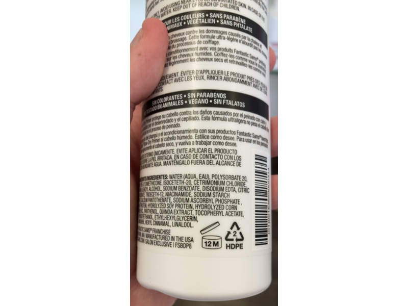 Fantastic Sams Prep Blow-Dry Primer, 8 fl oz/237 mL