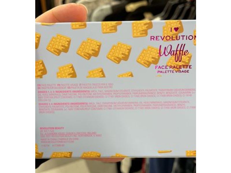 Revolution I Heart Face palette, Waffle