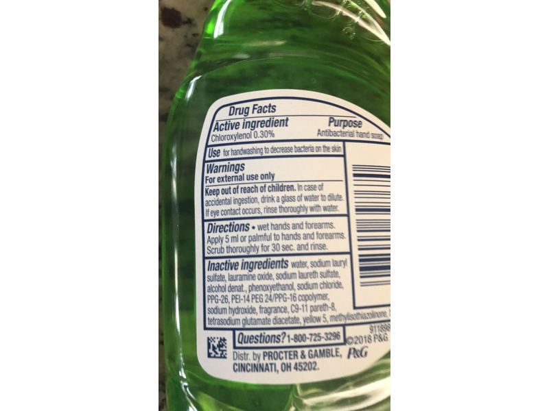 Dawn Ultra Antibacterial Hand Soap, Apple Blossom Scent, 7 fl oz/207 mL