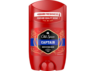 Old Spice Captain Deodorant Stick, Fierce Ocean, 85 mL