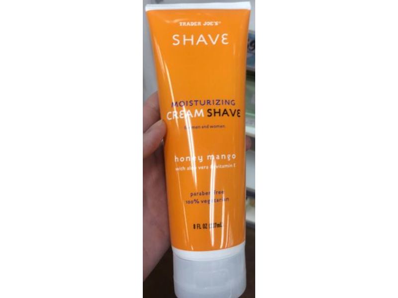 Trader Joe's Moisturizing Cream Shave, Honey Mango, 8 fl oz/237 mL