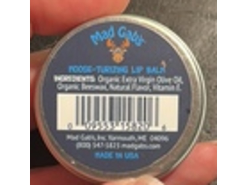 Mad Gab's Moose Smooch Lip Balm, Blueberry, 0.3 oz/8.5 g