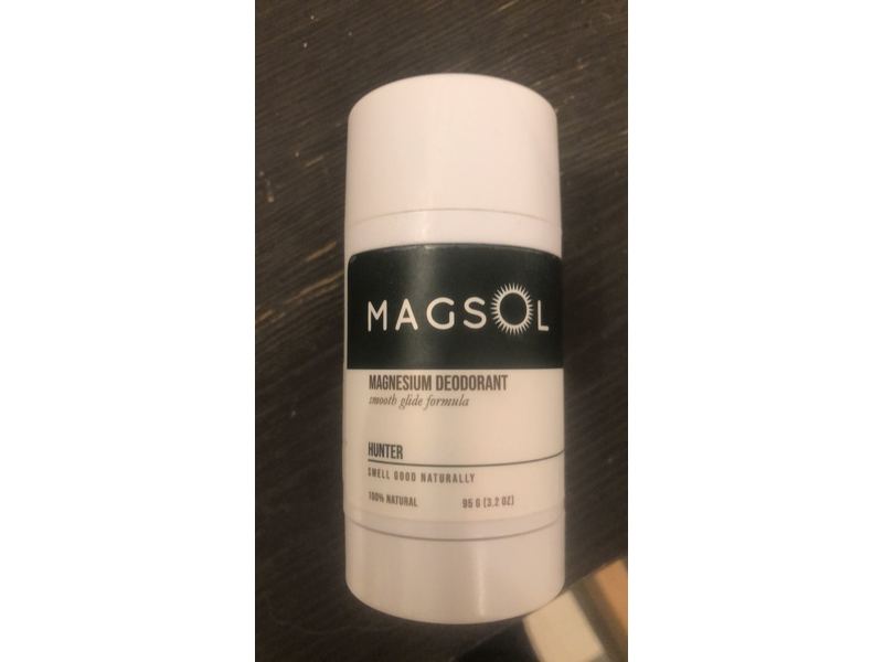 Hunter Magnesium Deodorant for Men and Women - 100% Natural Deodorant 3.2 oz