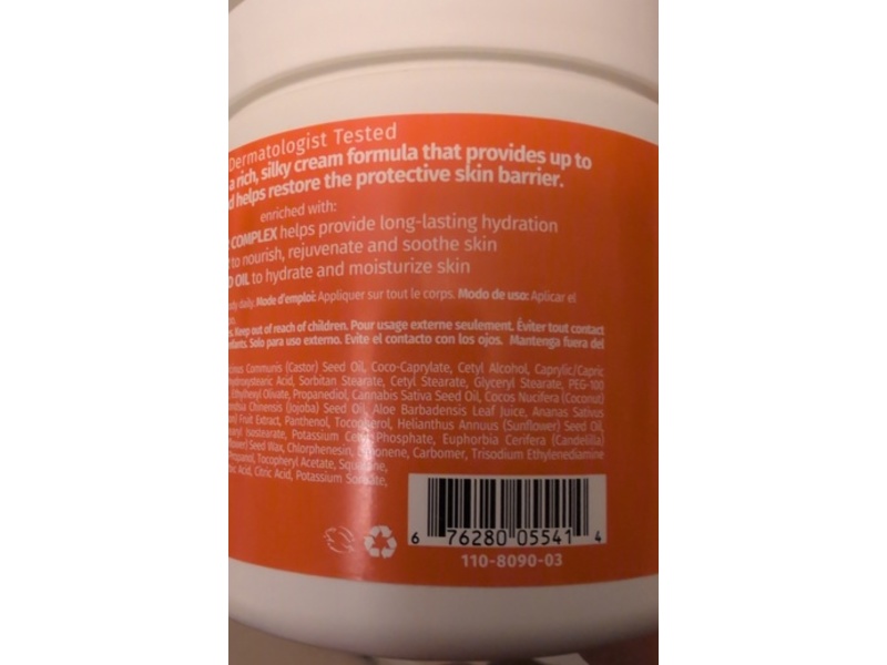 Hempz Body Cream, Sweet Pineapple Honey Melon, 16 fl oz/454 g