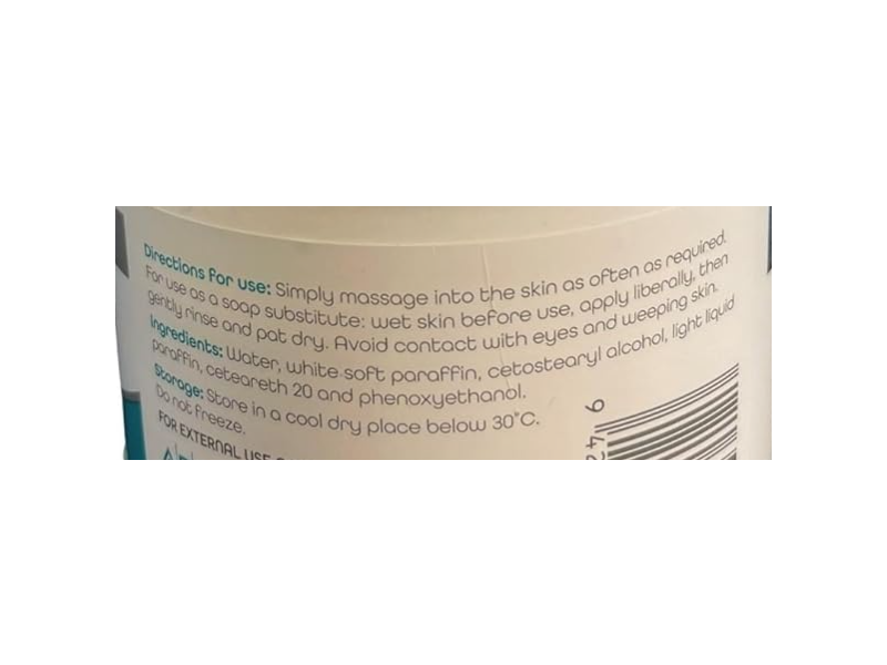 Topiderm SLS Free Aqueous Cream, 500 g