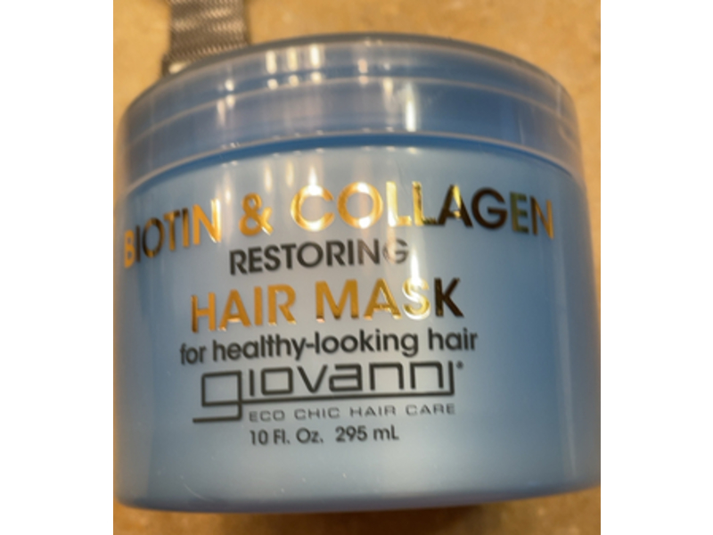 Giovanni Biotin & Collagen Restoring Hair Mask, 10 fl oz/295 mL