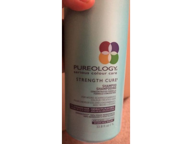 Pureology Strength Cure Shampoo, 33.88 fl oz/1 L