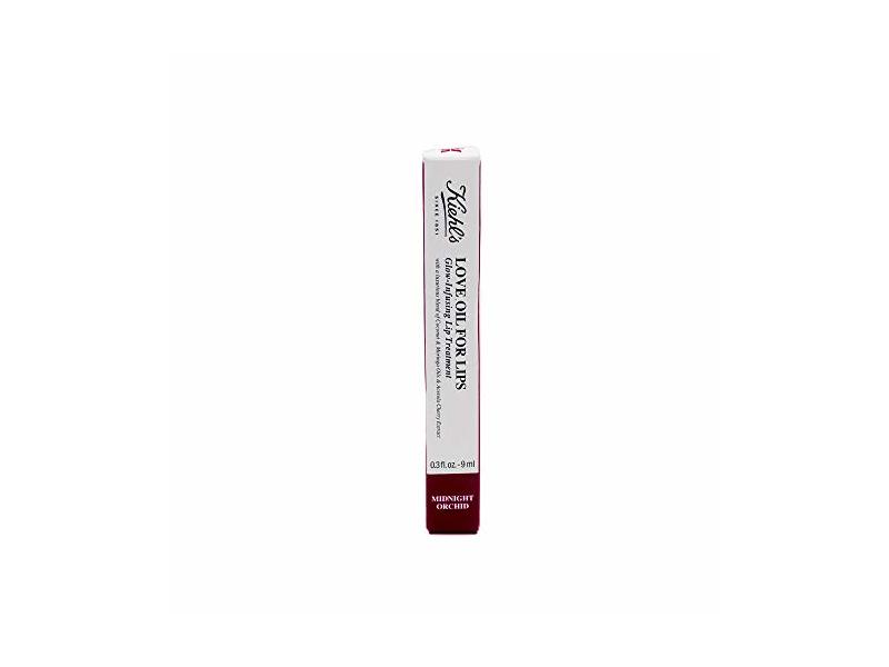 Kiehl's Love Oil For Lips Glow-Infusing Lip Treatment, Midnight Orchid, 0.3 oz/9 ml
