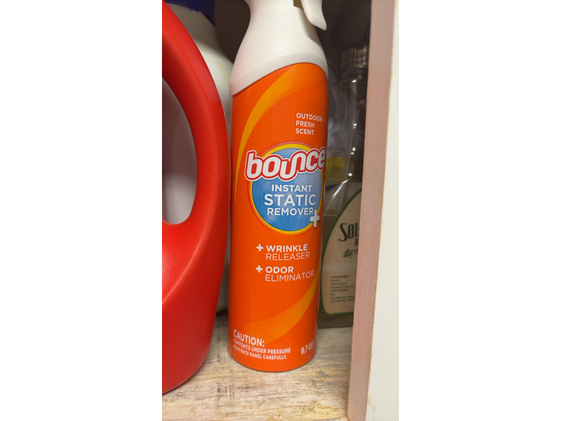 Bounce Rapid Touch-Up 3 In 1 Clothing Spray, Wrinkle Releaser, 9.7 fl oz/275 g