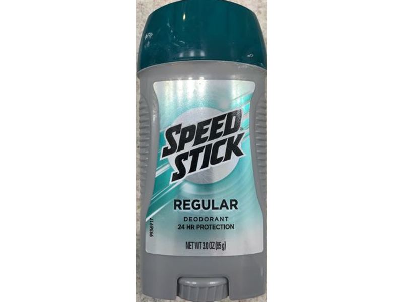 Speed Stick Regular Deodorant, 3.0 oz/85 mL