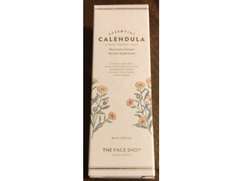 The Face Shop Calendula Essential Moisture Serum, 1.35 fl oz/40 mL