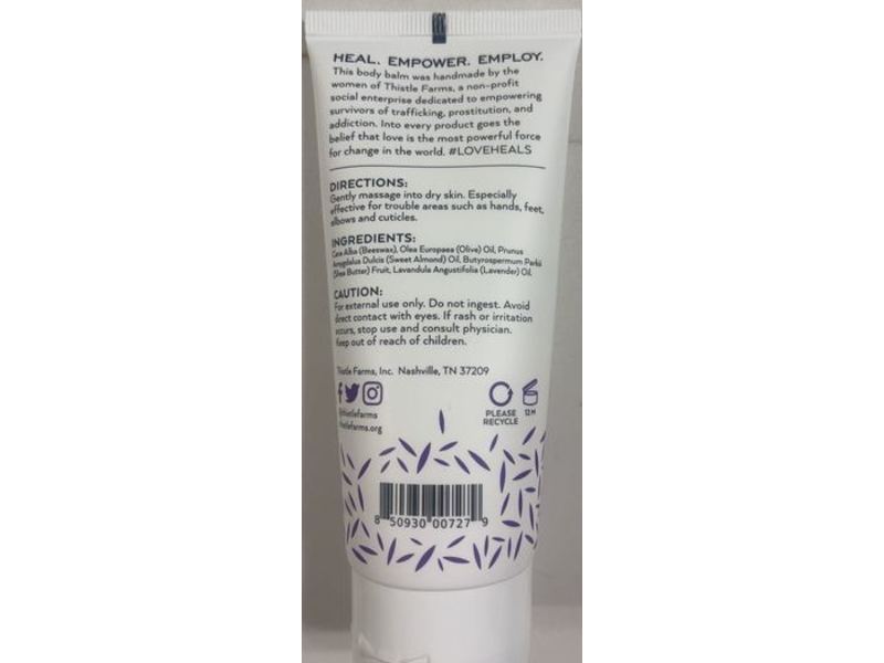 Thistle Farms Love Heals Soothing Body Balm, Lavender, 3 fl oz/88 mL