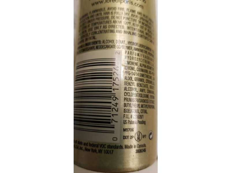 L'Oreal Paris Elnett Satin Extra Strong Hold Hairspray, All Day Volume, 11 oz