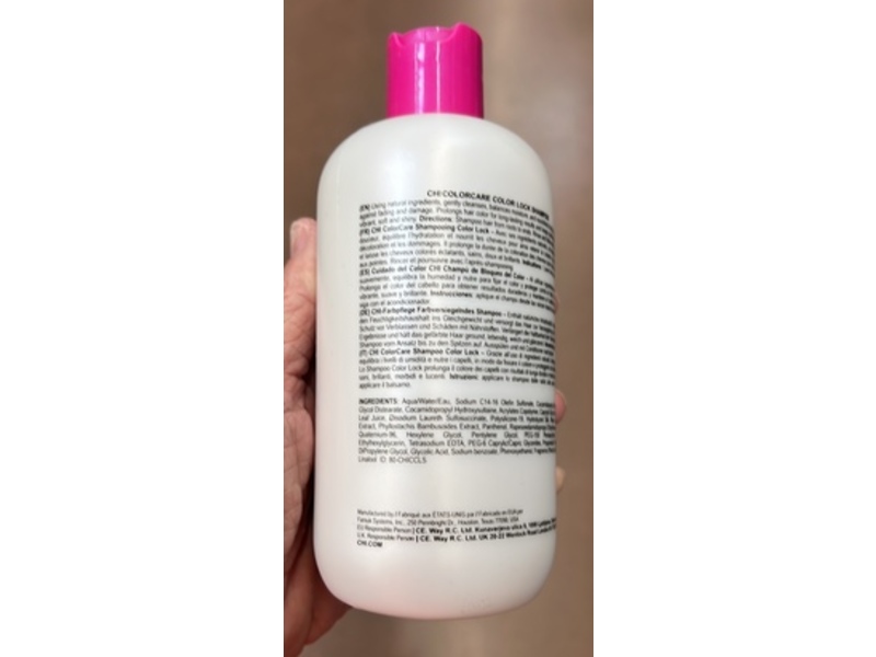 Chi Color Care Color Lock Shampoo, 12 fl oz/355 mL
