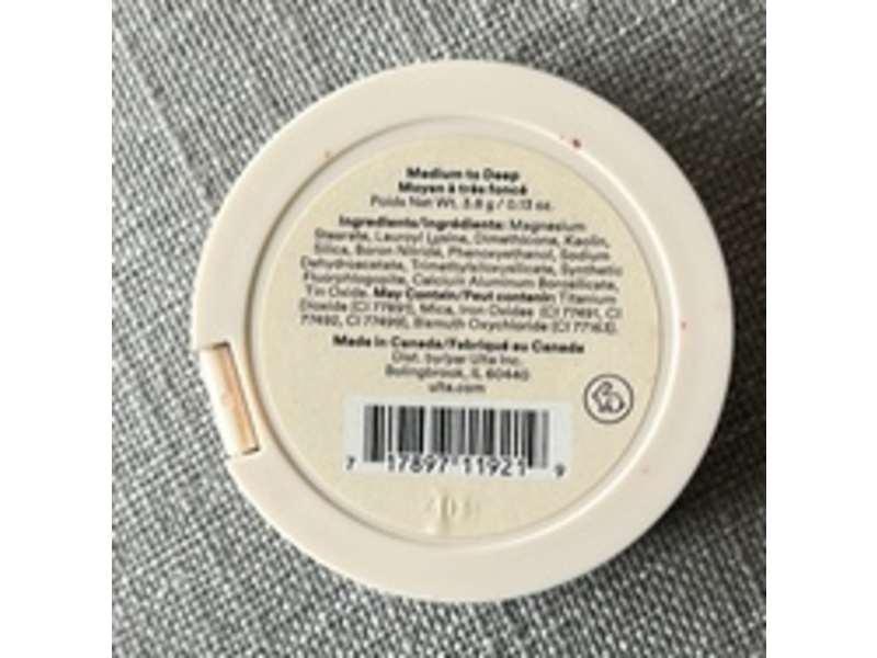 Ulta Beauty Faux Glow Matte Bronzer, Medium To Deep, 0.13 oz/3.8 g