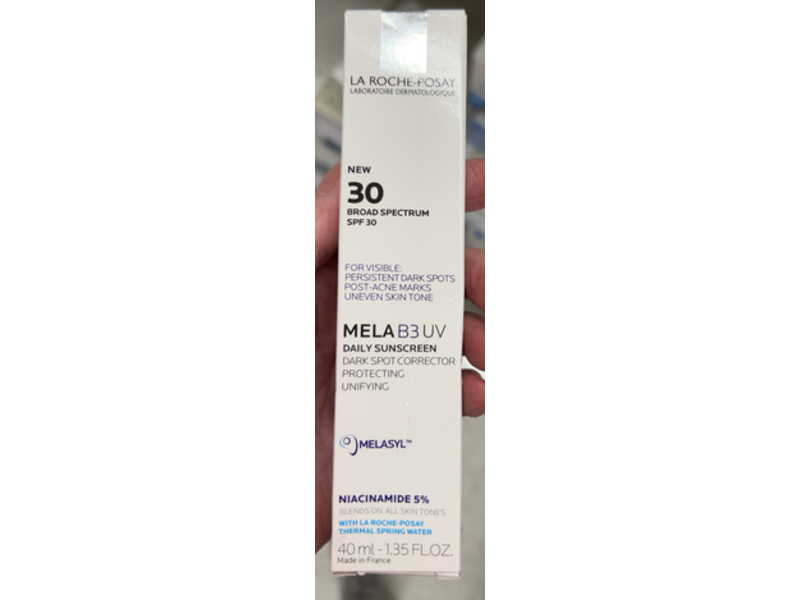La Roche-Posay Mela B3 Uv Daily Sunscreen, SPF 30, 1.35 fl oz/40 mL