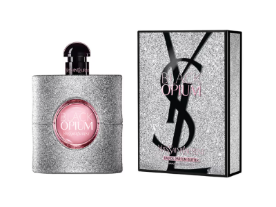 Yves Saint Laurent Eau De Parfum Glitter, Black Opium, 1.6 fl oz/50 mL