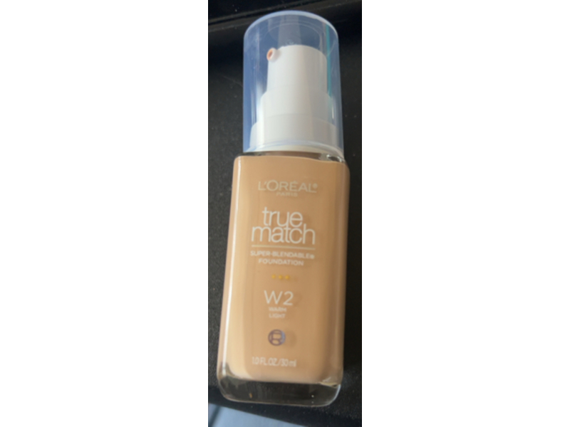 True Match Super-Blendable Foundation, W2 Warm Light, 1.0 fl oz/30 mL