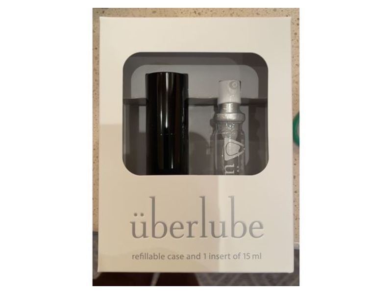 Uberlube Refillable Case & 1 Insert, 15 mL