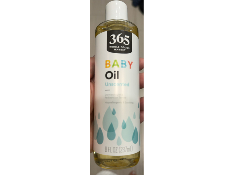 365 Whole Foods Market Baby Oil, 8 fl oz/237 mL