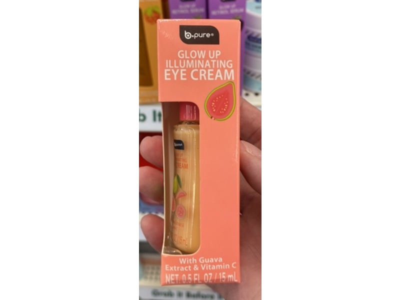 b.pure Glow Up Illuminating Eye Cream, Guava Extract & Vitamin C, 0.5 FL OZ/15 mL