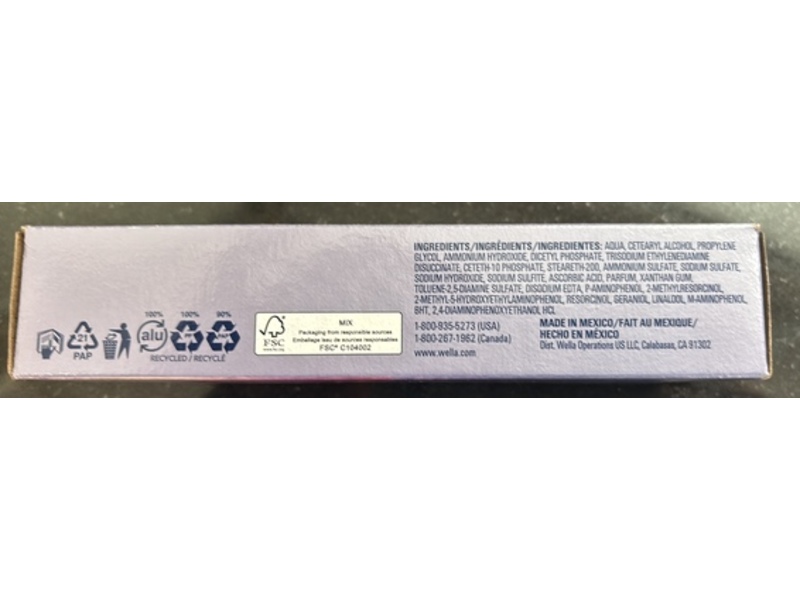 Wella Illumina Permanent Hair Color, 9/03 Very Light Natural Gold Blonde, 2 oz/0.57 g