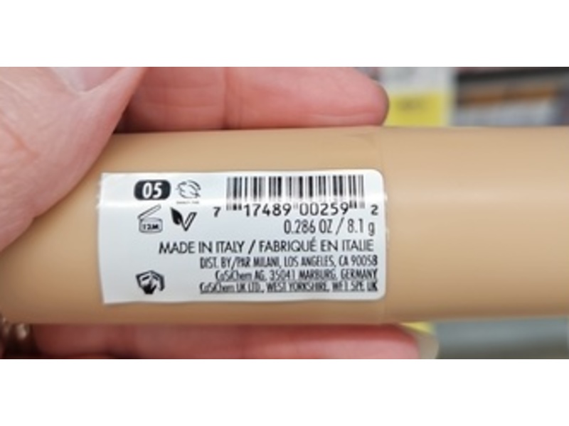 Milani Conceal + Perfect Blur Out Skin Tint Stick, 05, 0.286 oz/8.1 g