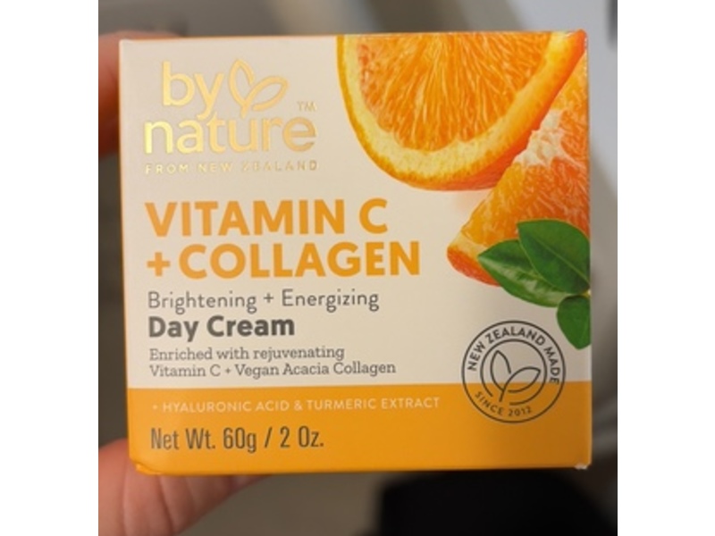 By Nature Day Cream, Vitamin C + Collagen, 2 oz/60 g