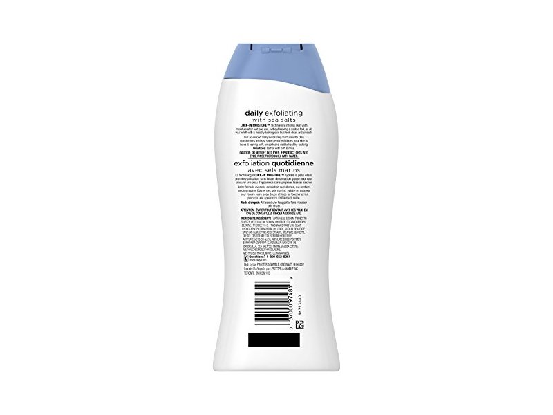 Olay Daily Exfoliating with Sea Salts Body Wash, 22 oz