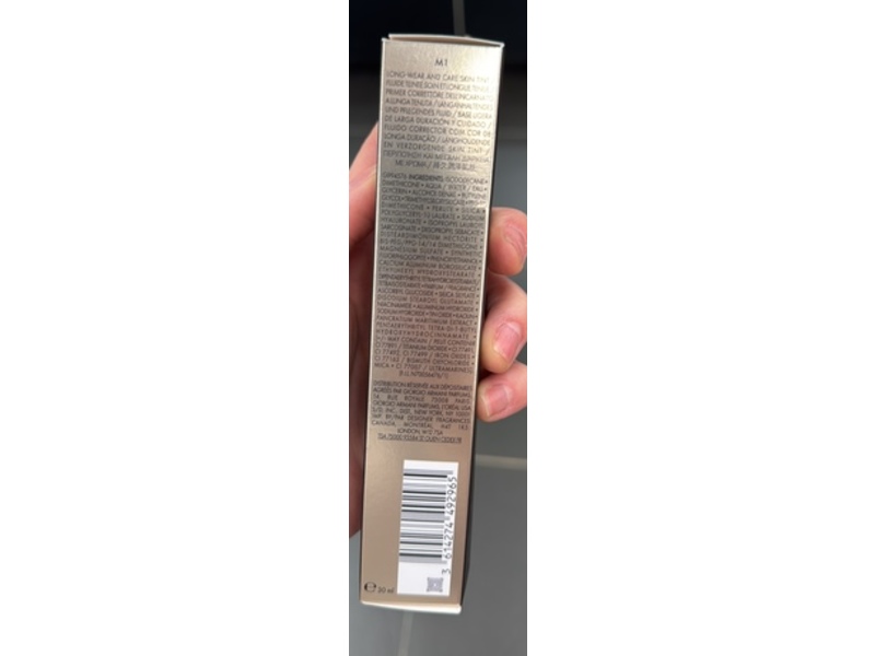 Giorgio Armani Longwear & Care Skin Tint, M1, 1fl oz/30 mL