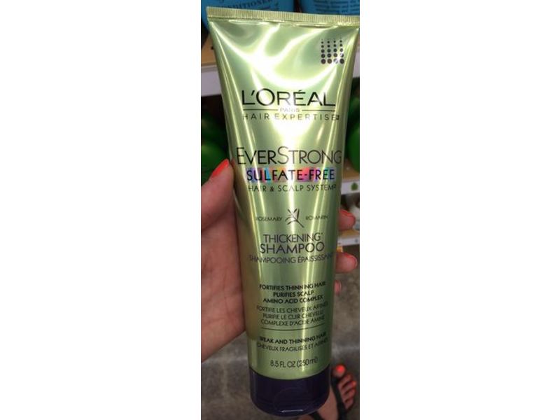 L'Oreal Paris EverStrong Thickening Shampoo, Rosemary Mint, 8.5 fl oz/250 mL