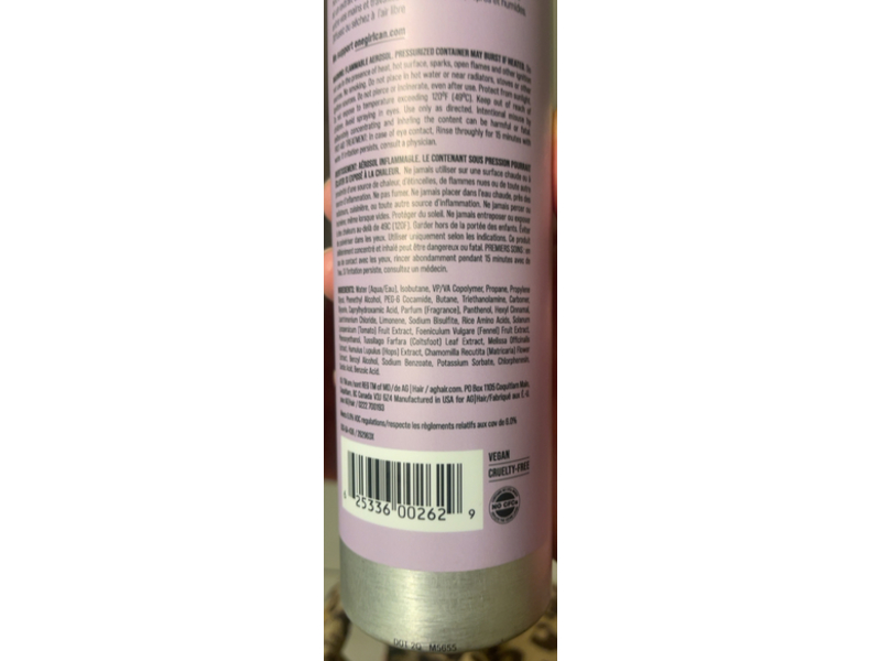 AG Care Mousse Gel Extra Firm Curl Retention, 10 oz/284 g