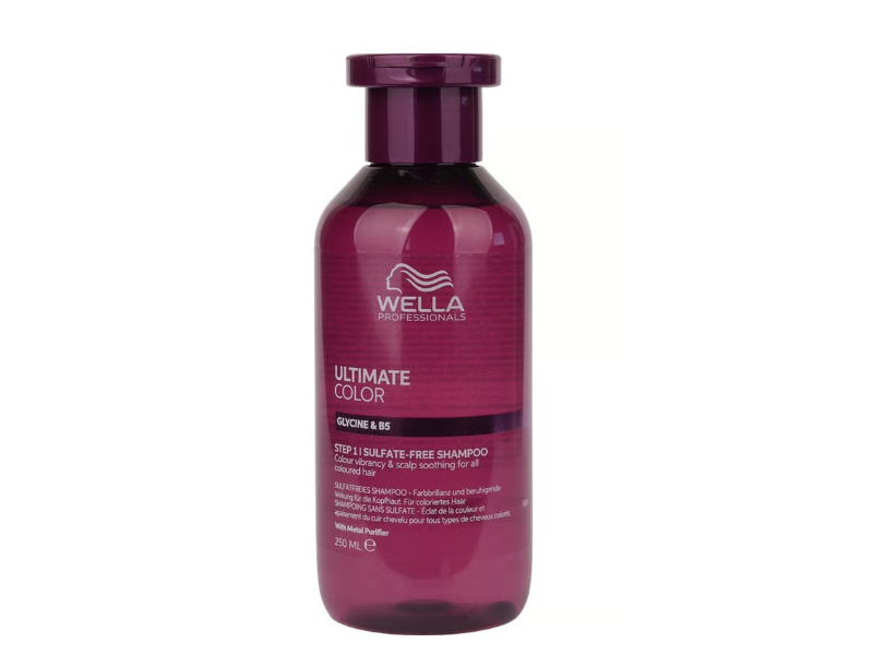 Wella Professionals Ultimate Color Sulfate-Free Shampoo, Glycine & B5, 8.4 fl oz/250 mL