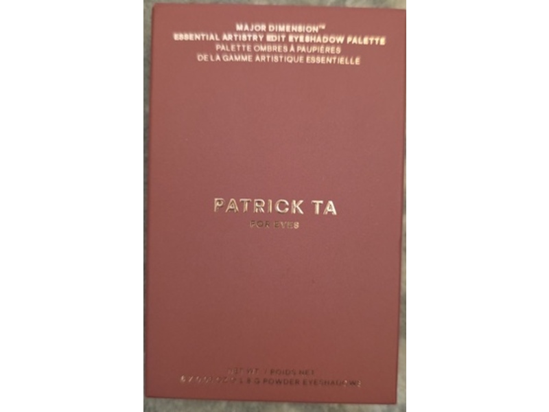 Patrick Ta Major Dimension Essential Artistry Edit Eyeshadow Palette, 0.06 oz/1.8 g
