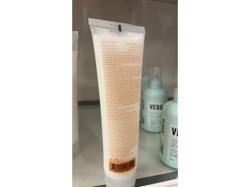 Verb Curl Cream, Shape + Definition + Defrizz + Repair, 5.3 oz/150 g