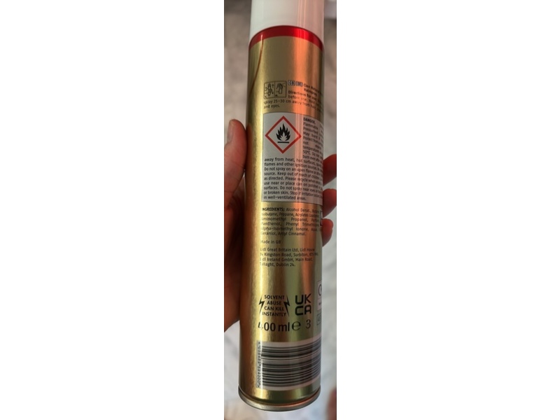 Cien Natural Hold Hairspray, 400 mL