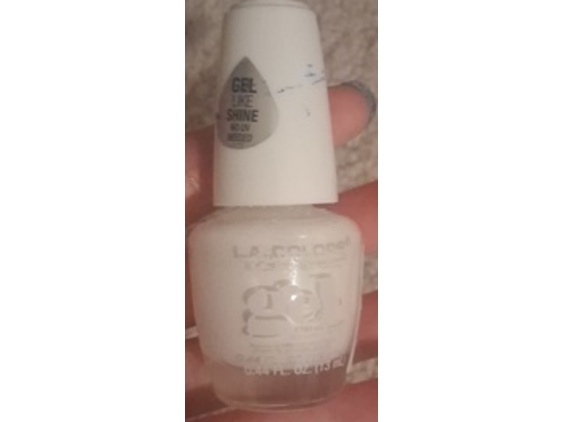 L.A. Colors Color Glaze Gel Extreme Shine Gel-Like Nail Polish, Flurry, 0.44 fl oz/13 mL