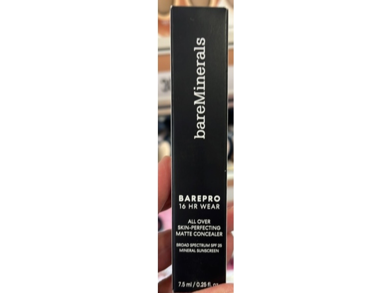 BareMinerals Barepro Matte Concealer Mineral Sunscreen, SPF 25, Medium 300 Neutral, 0.25 fl oz/7.5 mL