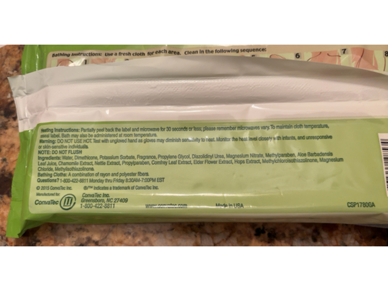 Aloe Vesta Bathing Cloths, 8 Count