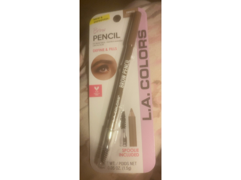 L.A. Colors Define & Fills Brow Pencil, Dark Blonde, 0.05 oz/1.5 g