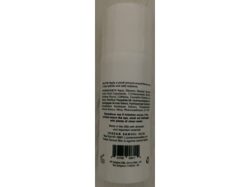 Jordan Samuel Skin The Performance Eye Gel, 1 fl oz/30 mL